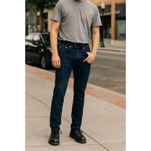 Levi's 511 Slim Fit Jeans 33x30 Dark Wash Classic Red Tab Modern Slim Cut